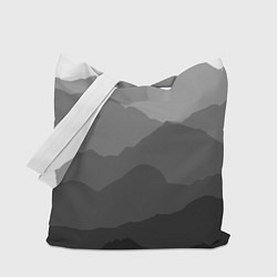 Сумка-шопер Горы, цвет: 3D-принт