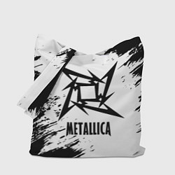 Сумка-шопер METALLICA МЕТАЛЛИКА, цвет: 3D-принт