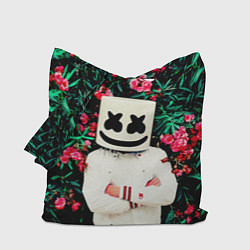 Сумка-шопер MARSHMELLO ROSES, цвет: 3D-принт