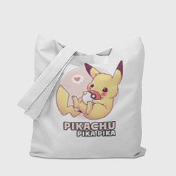 Сумка-шопер Pikachu Pika Pika, цвет: 3D-принт