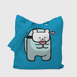 Сумка-шоппер Nyan Cat Among Us