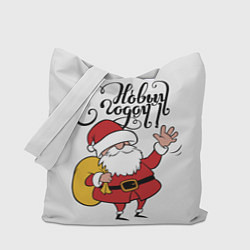 Сумка-шопер С Новым годом!, цвет: 3D-принт