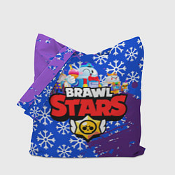 Сумка-шопер BRAWL STARS LOU, цвет: 3D-принт