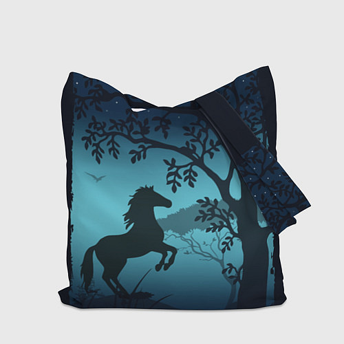 Сумка-шоппер Конь / 3D-принт – фото 2