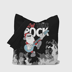 Сумка-шопер New year rock, цвет: 3D-принт