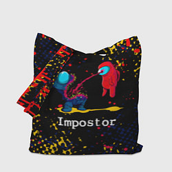 Сумка-шопер Among Us - Impostor, цвет: 3D-принт