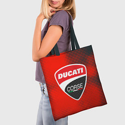 Сумка-шопер Ducati Corse logo, цвет: 3D-принт — фото 2