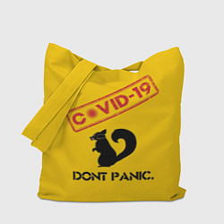 Сумка-шоппер Dont Panic covid-19