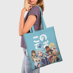 Сумка-шопер KonoSuba, цвет: 3D-принт — фото 2