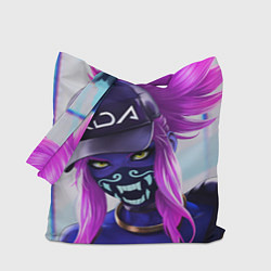 Сумка-шопер KDA Akali, цвет: 3D-принт