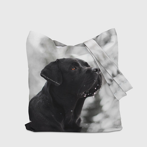Сумка-шоппер Лабрадор Марк / 3D-принт – фото 2