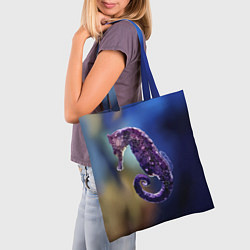 Сумка-шопер Морской конёк, цвет: 3D-принт — фото 2