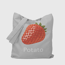 Сумка-шопер Strawberry potatoes, цвет: 3D-принт