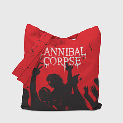 Сумка-шопер Cannibal Corpse Труп Каннибала Z, цвет: 3D-принт