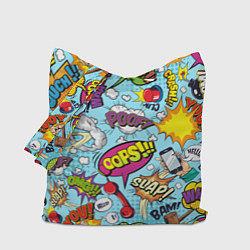 Сумка-шопер Комиксы, цвет: 3D-принт