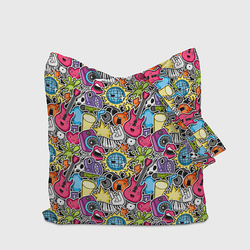 Сумка-шоппер Музыкант / 3D-принт – фото 2