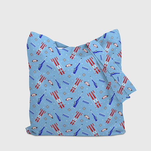 Сумка-шоппер Биатлон / 3D-принт – фото 2