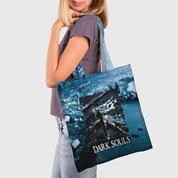 Сумка-шопер DARKSOULS Project Dark, цвет: 3D-принт — фото 2