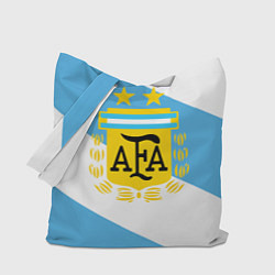 Сумка-шопер Сборная Аргентины спина, цвет: 3D-принт