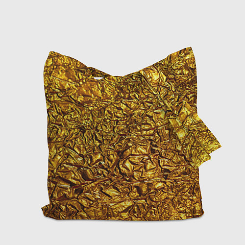 Сумка-шоппер Сусальное золото / 3D-принт – фото 2