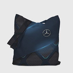 Сумка-шопер MERCEDES BENZ 3D Geometry 3Д, цвет: 3D-принт