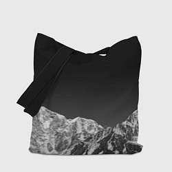 Сумка-шопер ГОРЫ В МОЕМ СЕРДЦЕ КАМУФЛЯЖ, цвет: 3D-принт