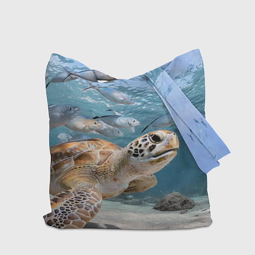 Сумка-шоппер Морская черепаха / 3D-принт – фото 2