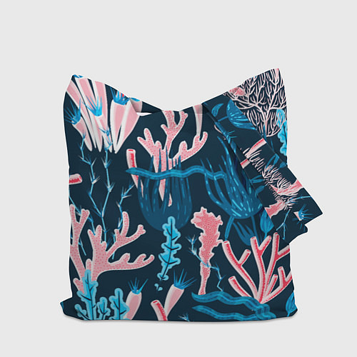 Сумка-шоппер Подводный мир / 3D-принт – фото 2