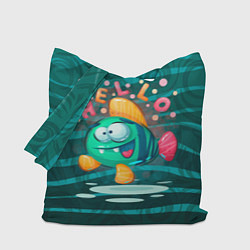 Сумка-шопер Рыбка Hello, цвет: 3D-принт