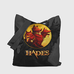 Сумка-шопер Hades wolf, цвет: 3D-принт