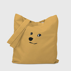 Сумка-шопер Smile dog, цвет: 3D-принт