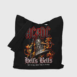 Сумка-шопер ACDC Hells Bells, цвет: 3D-принт