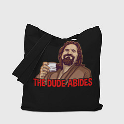 Сумка-шопер The Dude Abides Lebowski, цвет: 3D-принт