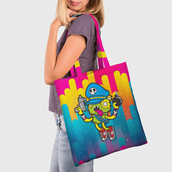 Сумка-шопер Crazy Bomberman, цвет: 3D-принт — фото 2