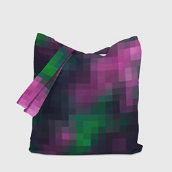 Сумка-шопер Разноцветный геометрический уз, цвет: 3D-принт