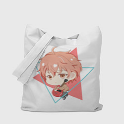 Сумка-шопер Мафую Сато с треугольниками, цвет: 3D-принт