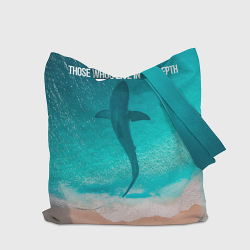 Сумка-шоппер Shark in sea / 3D-принт – фото 2