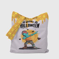 Сумка-шопер Dab zombie halloween, цвет: 3D-принт