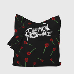 Сумка-шопер MY CHEMICAL ROMANCE РОЗЫ MCR ROSES, цвет: 3D-принт