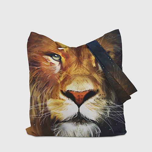 Сумка-шоппер Лев царь зверей / 3D-принт – фото 2