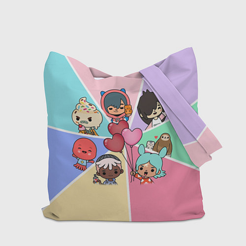 Сумка-шоппер TOCA BOCA WORLD HEROES ТОКА БОКА / 3D-принт – фото 2