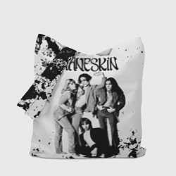 Сумка-шопер Maneskin Монэскин, рок - группа, цвет: 3D-принт