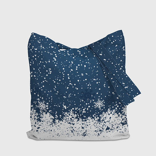Сумка-шоппер Snow / 3D-принт – фото 2