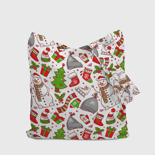 Сумка-шоппер Новый Год! / 3D-принт – фото 2