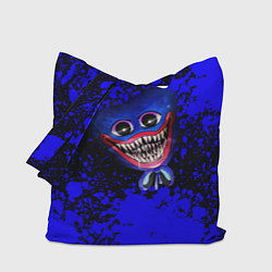 Сумка-шопер Huggy Wuggy: Blue Rage, цвет: 3D-принт