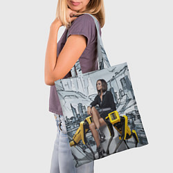 Сумка-шопер Olga Buzova in the future 2028, цвет: 3D-принт — фото 2