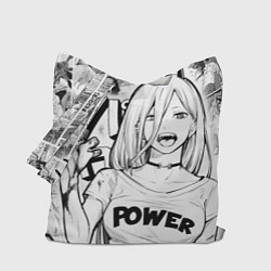 Сумка-шопер Power - Chainsaw-Man, цвет: 3D-принт