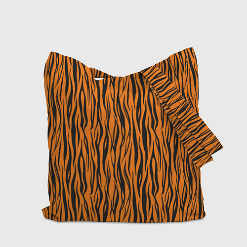 Сумка-шоппер Тигровые Полосы / 3D-принт – фото 2