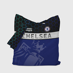 Сумка-шопер FC Chelsea London ФК Челси Лонон, цвет: 3D-принт