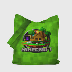 Сумка-шоппер Minecraft Logo Green